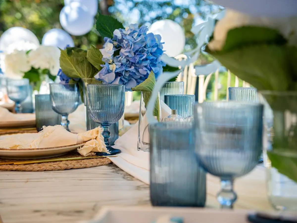 Detalii accesorii masă lux pentru evenimente corporate și private