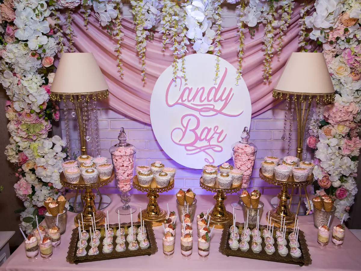Candy bar pentru evenimente de lux Infinity Luxury Events