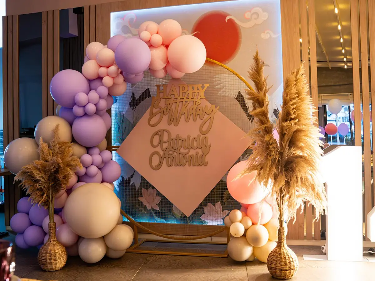 Photo corner elegant pentru evenimente de lux Infinity Luxury Events